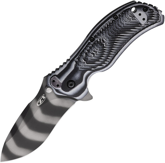 Zero Tolerance-Linerlock A/O Black/Gray