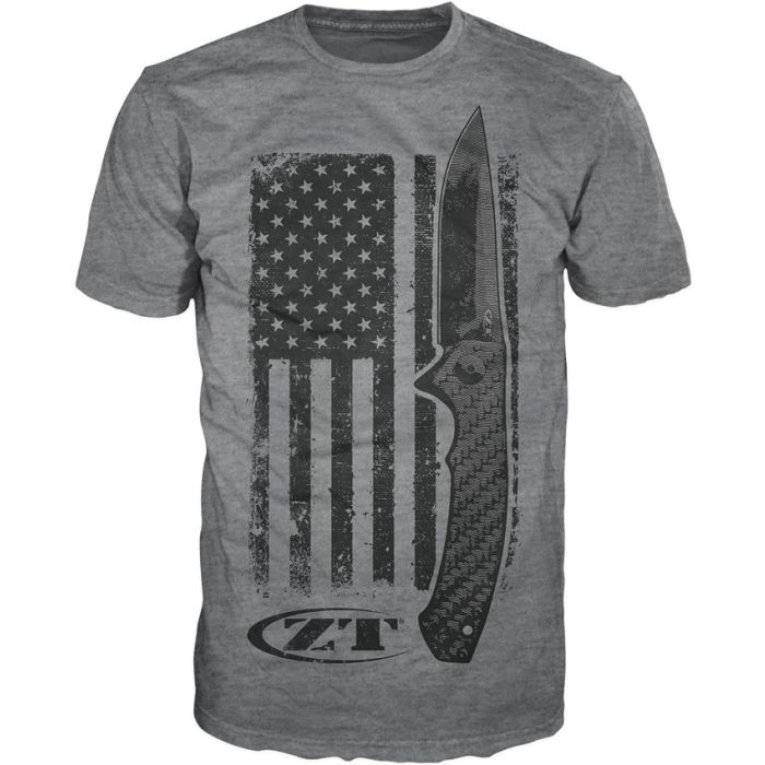 Zero Tolerance American Flag T-Shirt XXL