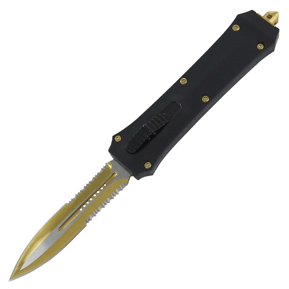 Dual Action Gold Member OTF Knife