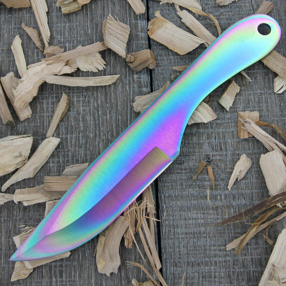 Aerodynamic Internal Reflection Balanced Throwing Knives