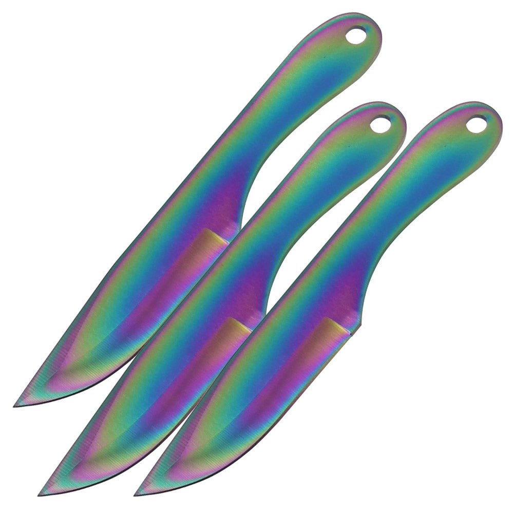 Aerodynamic Internal Reflection Balanced Throwing Knives