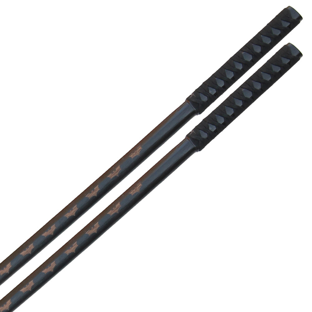 Blackened Dark Night Rises Wooden Bokken Set