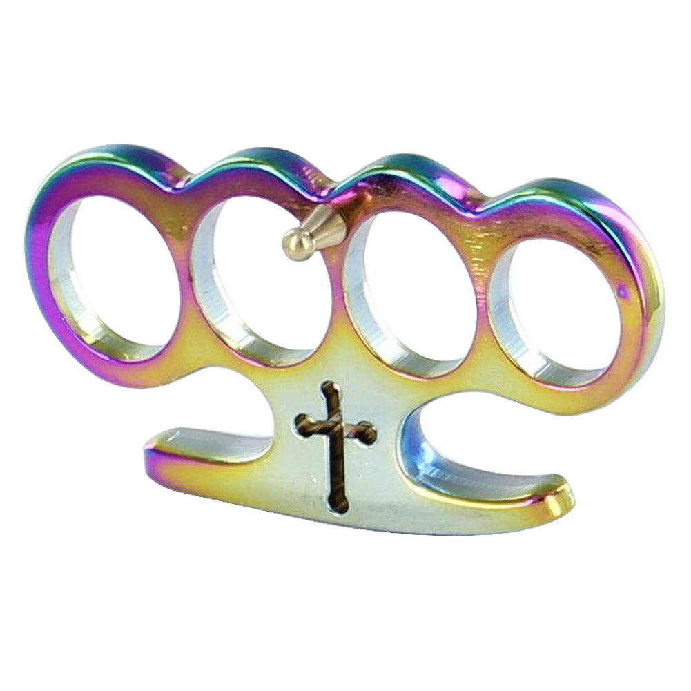 Cardinal Revenge Titanium Buckle Knuckle Paperweight