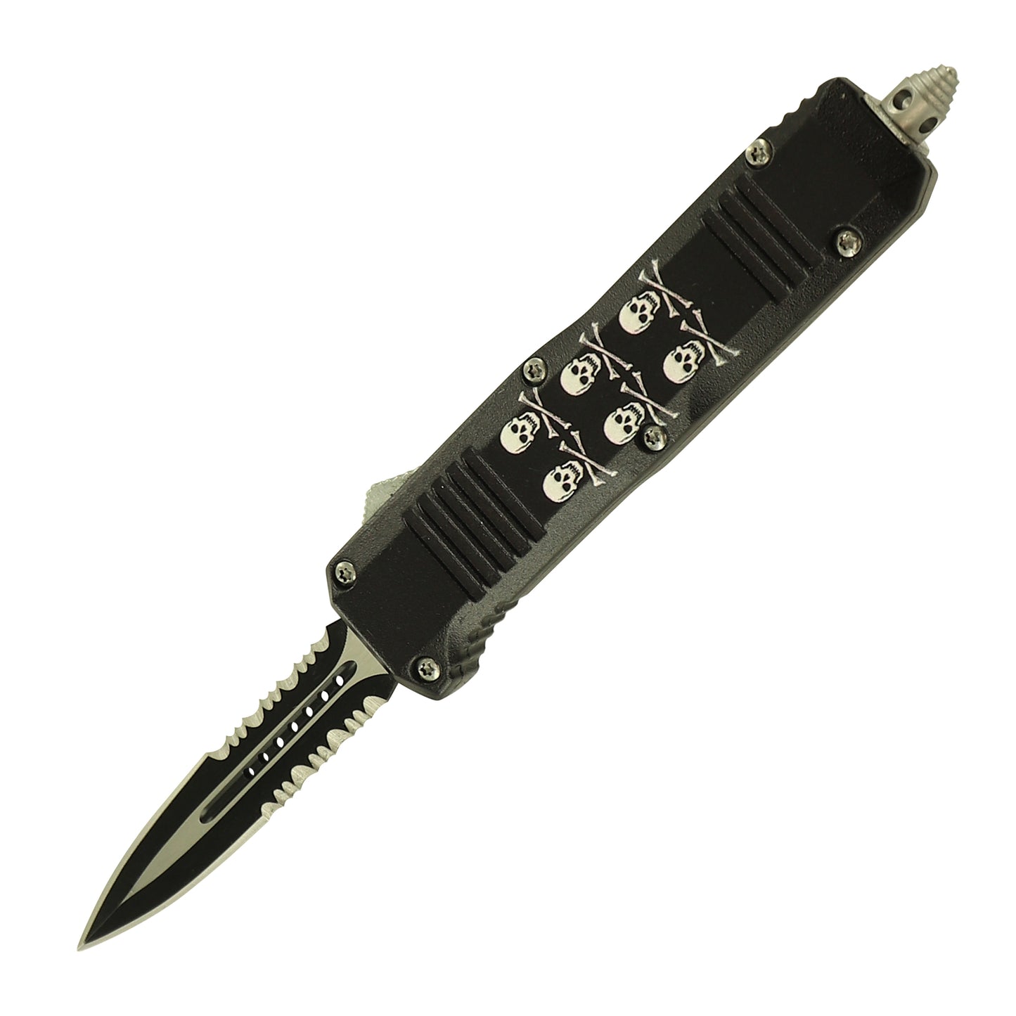 Crossbones Miniature Automatic Out the Front Knife