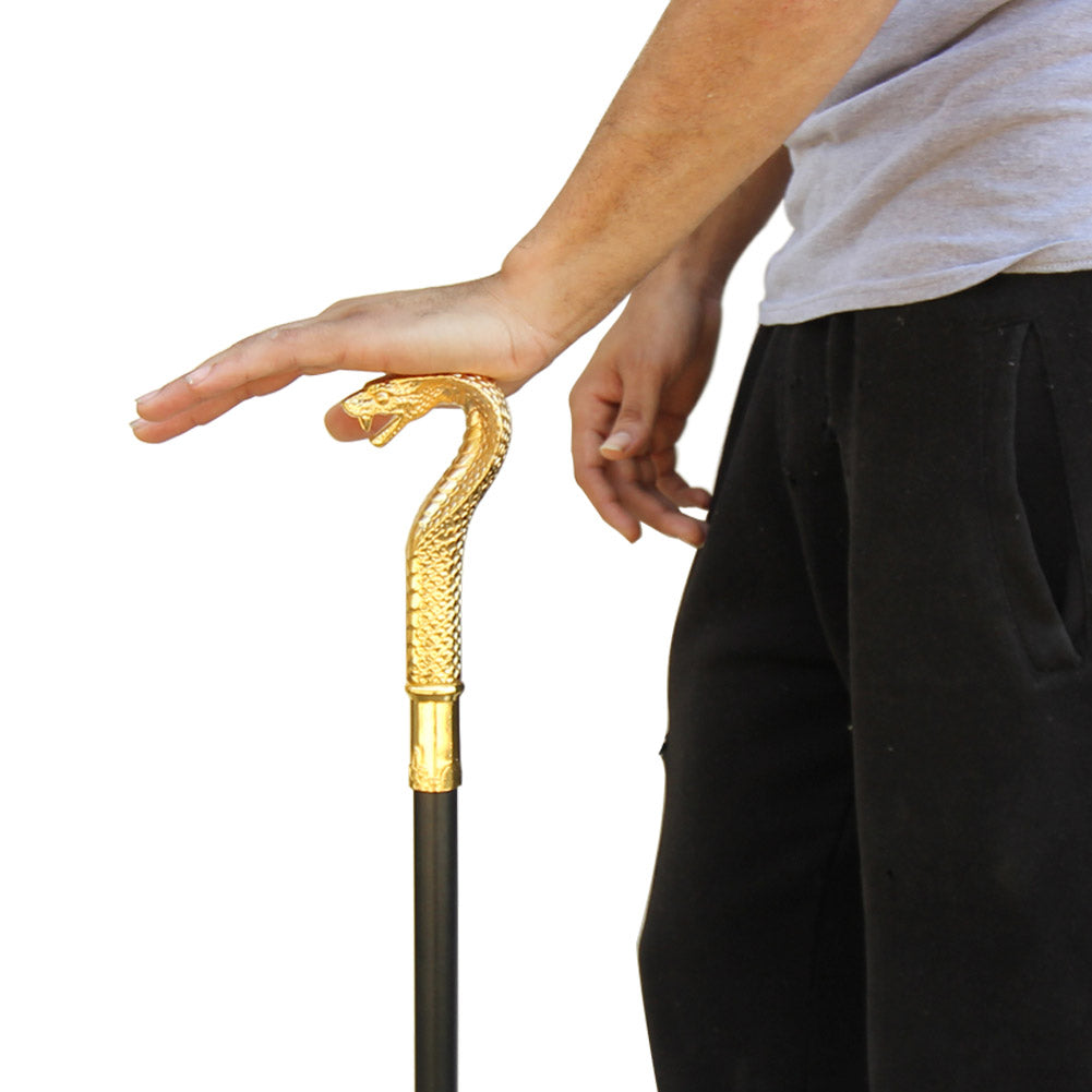 Golden Pharaoh King Cobra Sword Cane