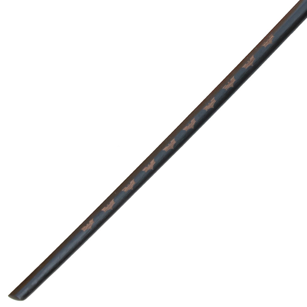 Dark Night Rises Blackened Bokken with Sheath Combo