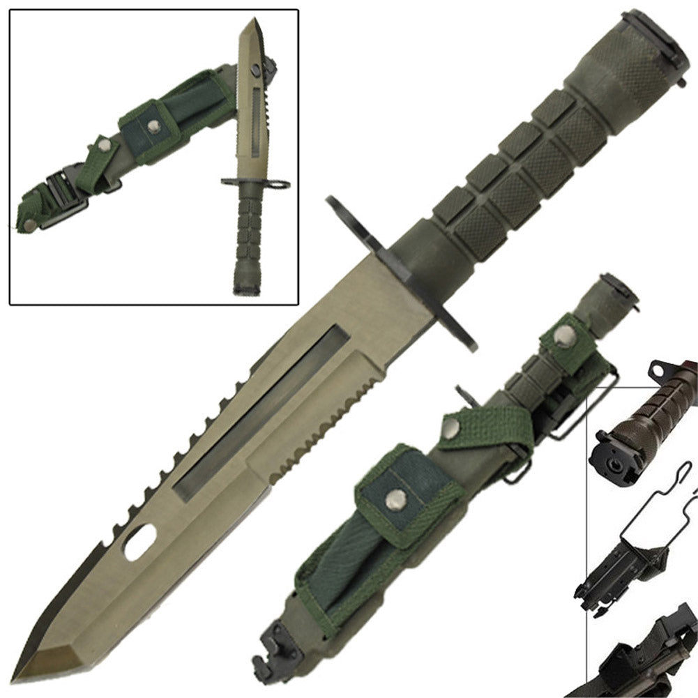 Deception Combat Military Bayonet Tactical Survival Knife