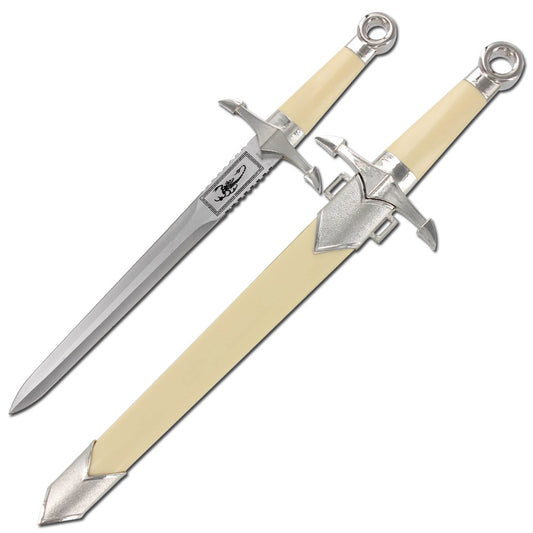 Azan Scorpion Snow White Medieval Dagger Collectible