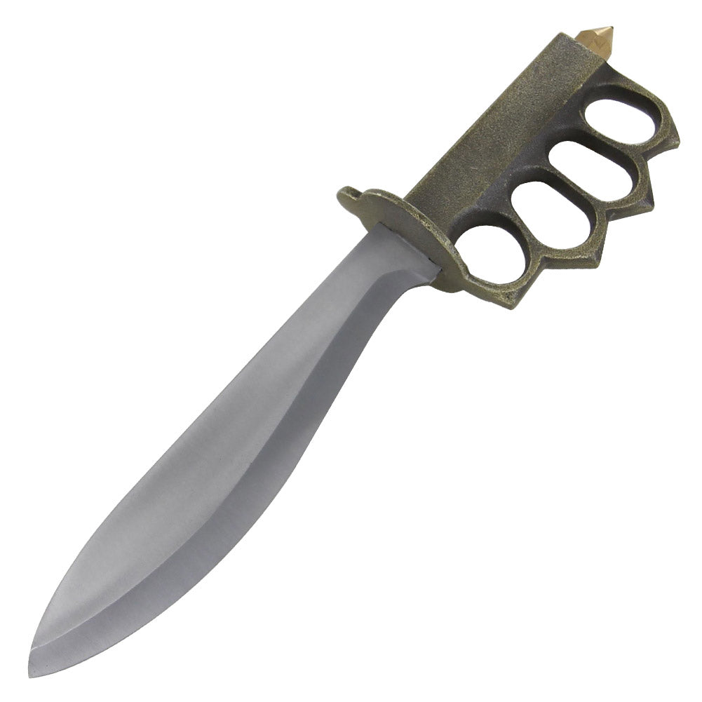 U.S. 1918 Brass Knuckle Bolo Trench Knife