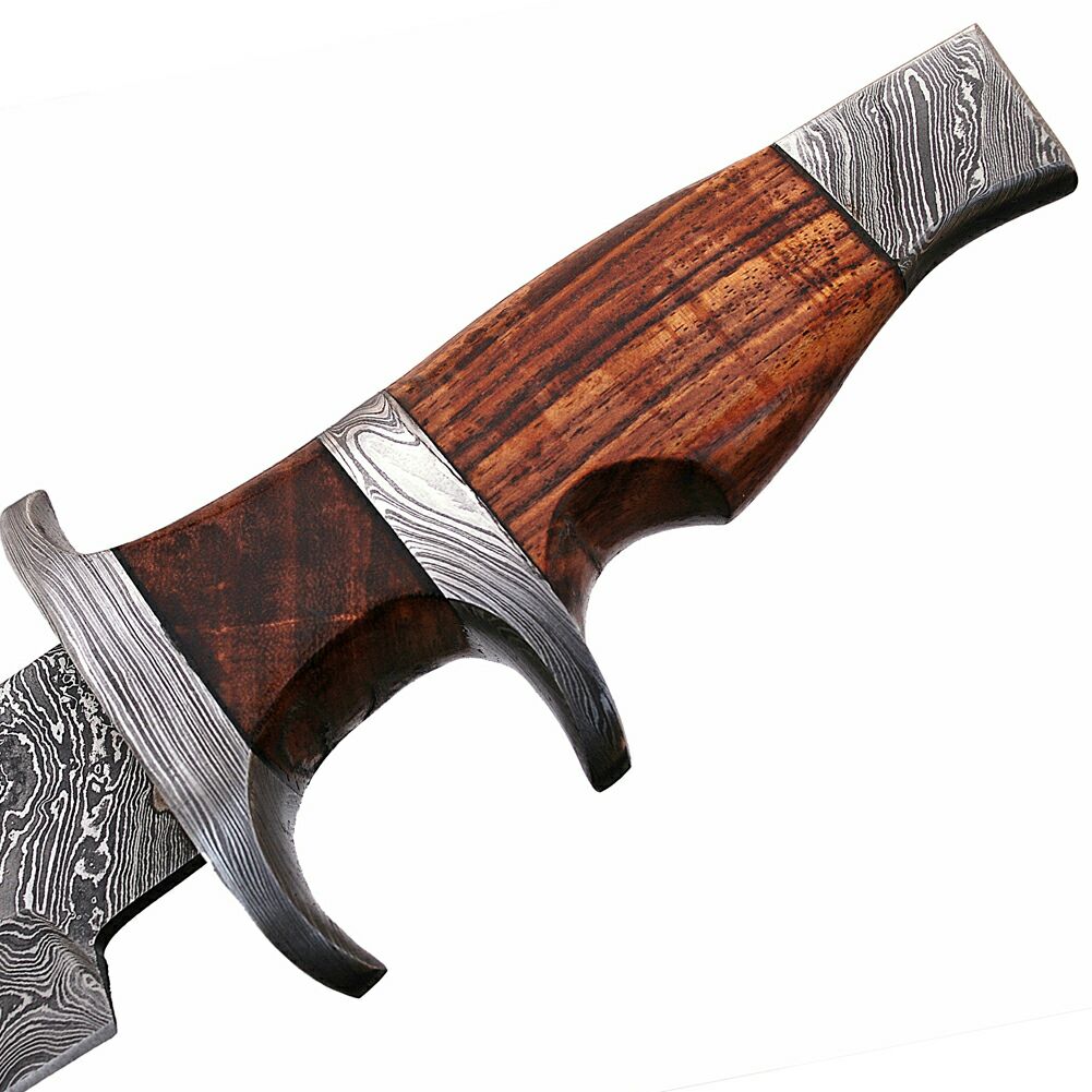 Custom Damascus Hunt For Life Ashbury Hunting Knife