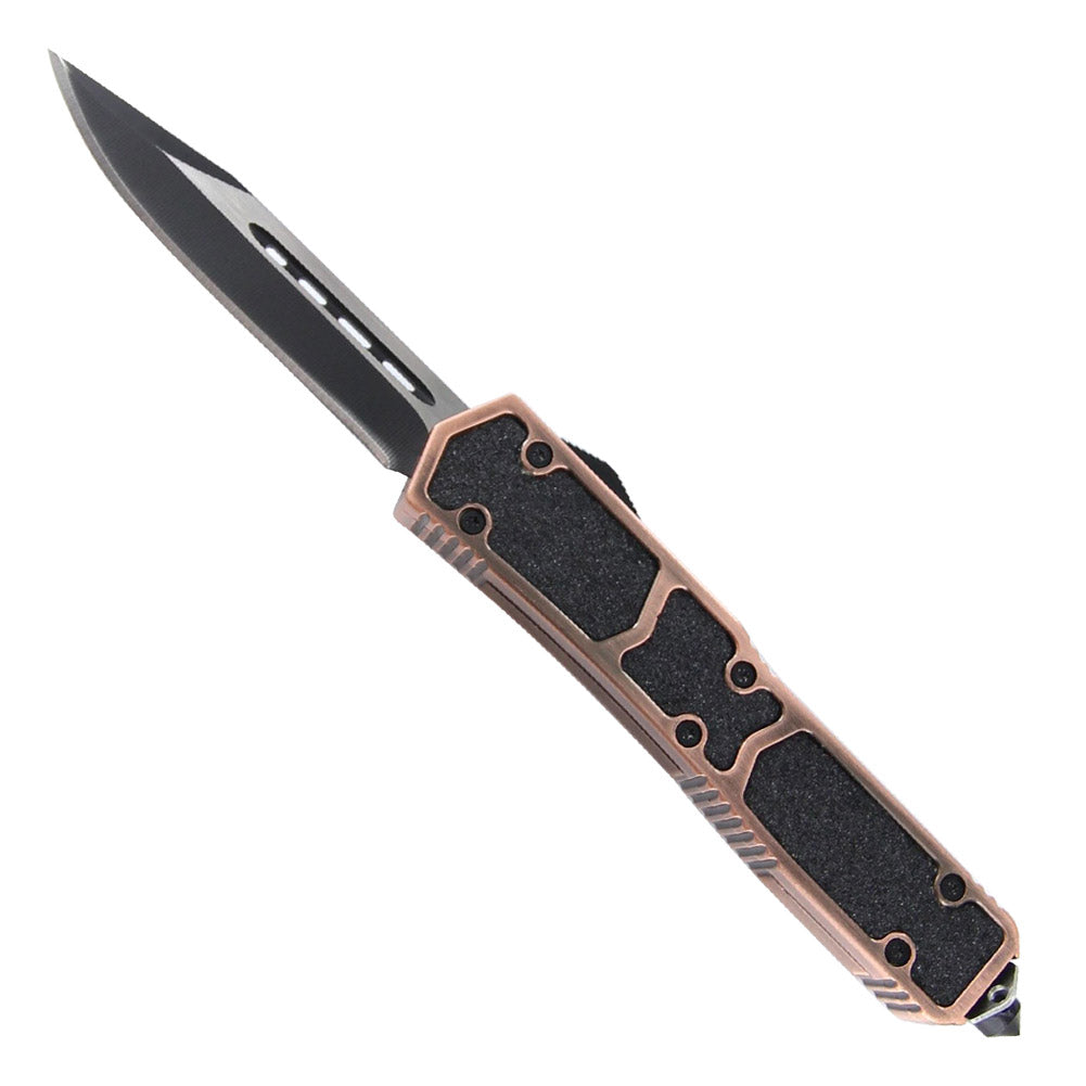 Dual Action Copper Elemental OTF Knife