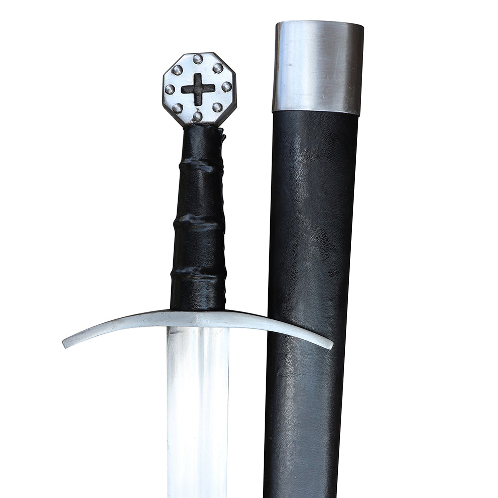 Decorative Medieval Holy Knight Templar Sword with Scabbard