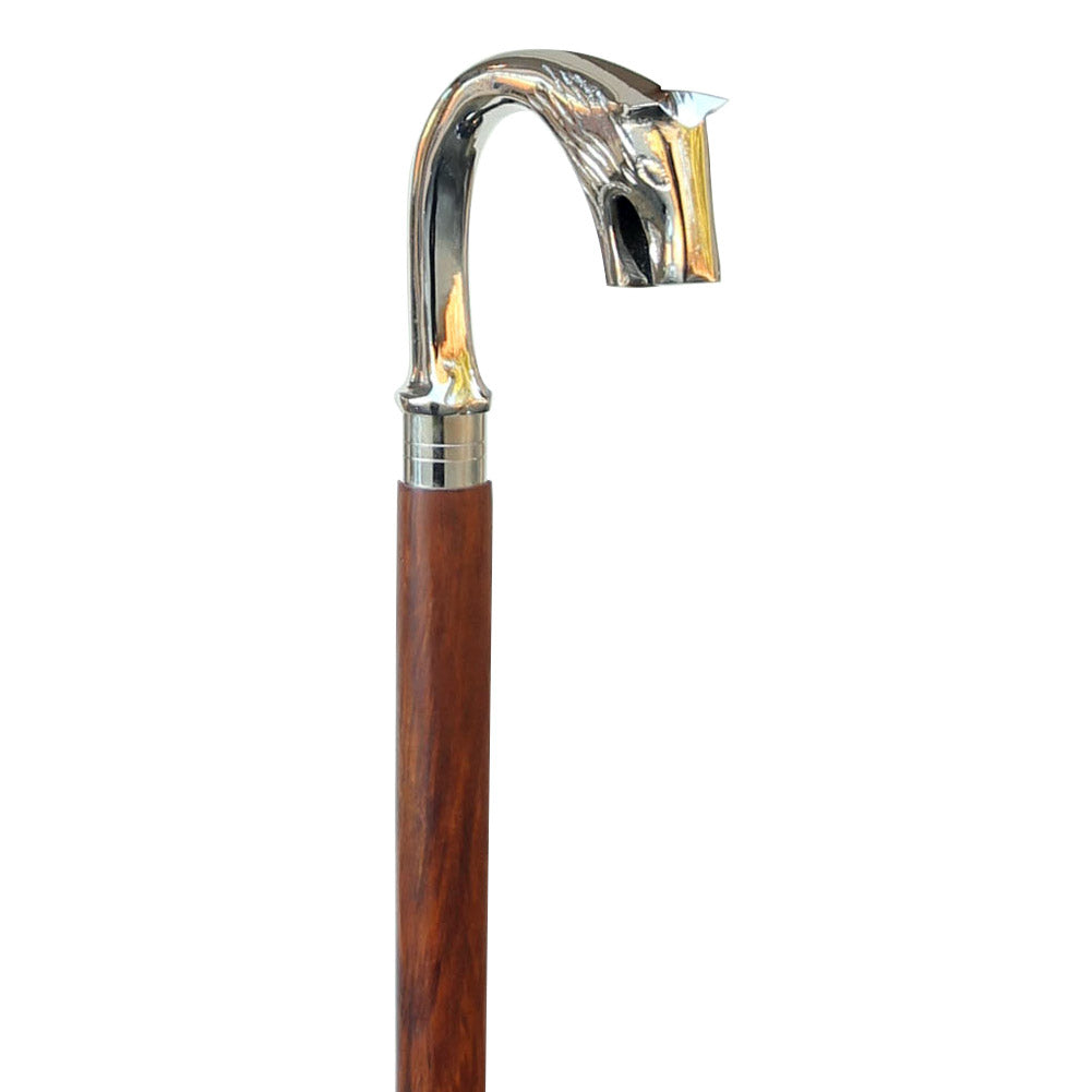 Hand Carved Way of the Alpha Walking Cane