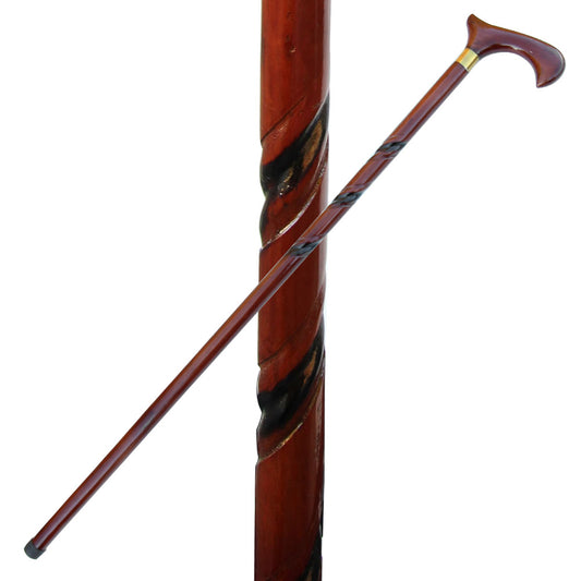 Handmade Back in Action Derby Walking Cane