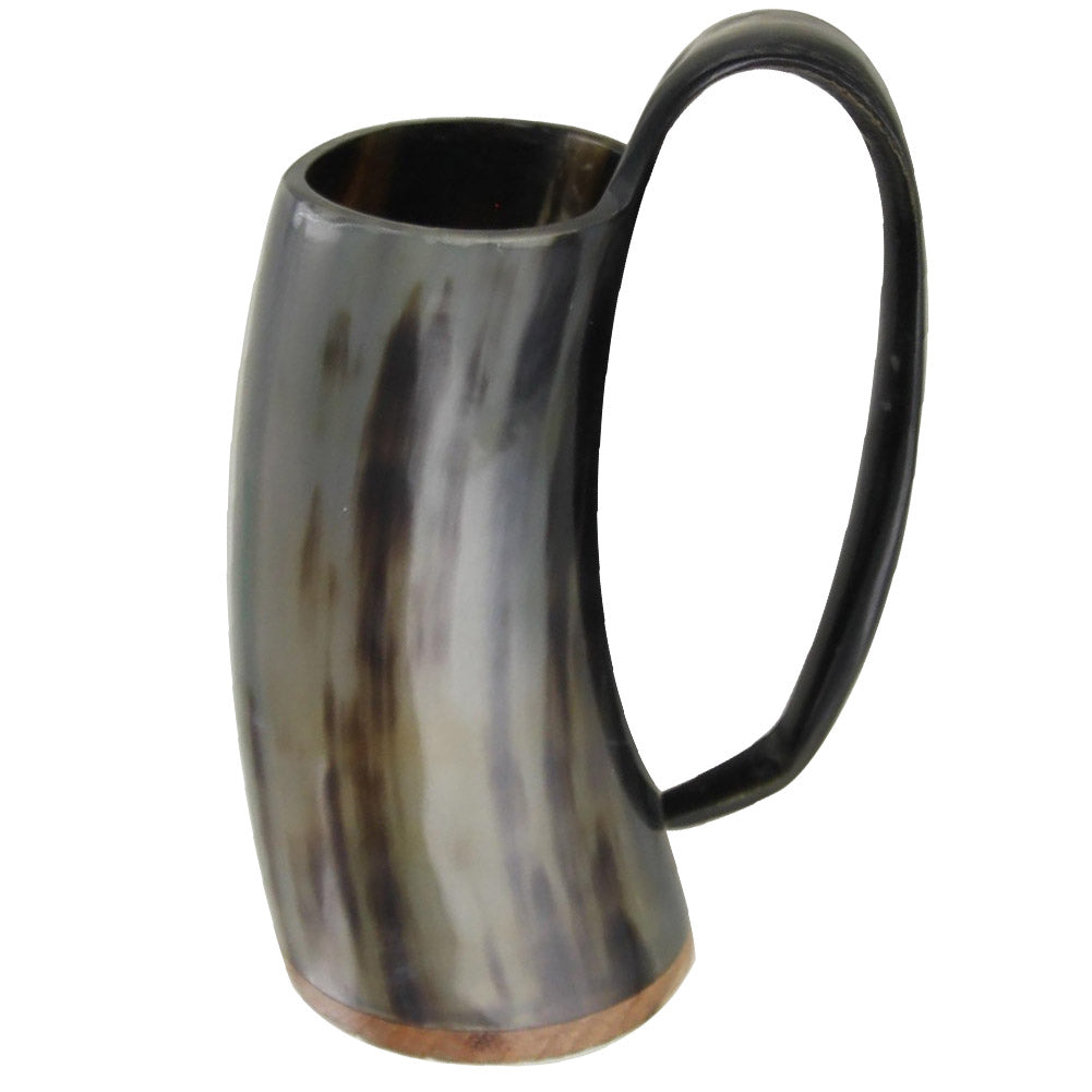 Horn Tankard With  Fenrir