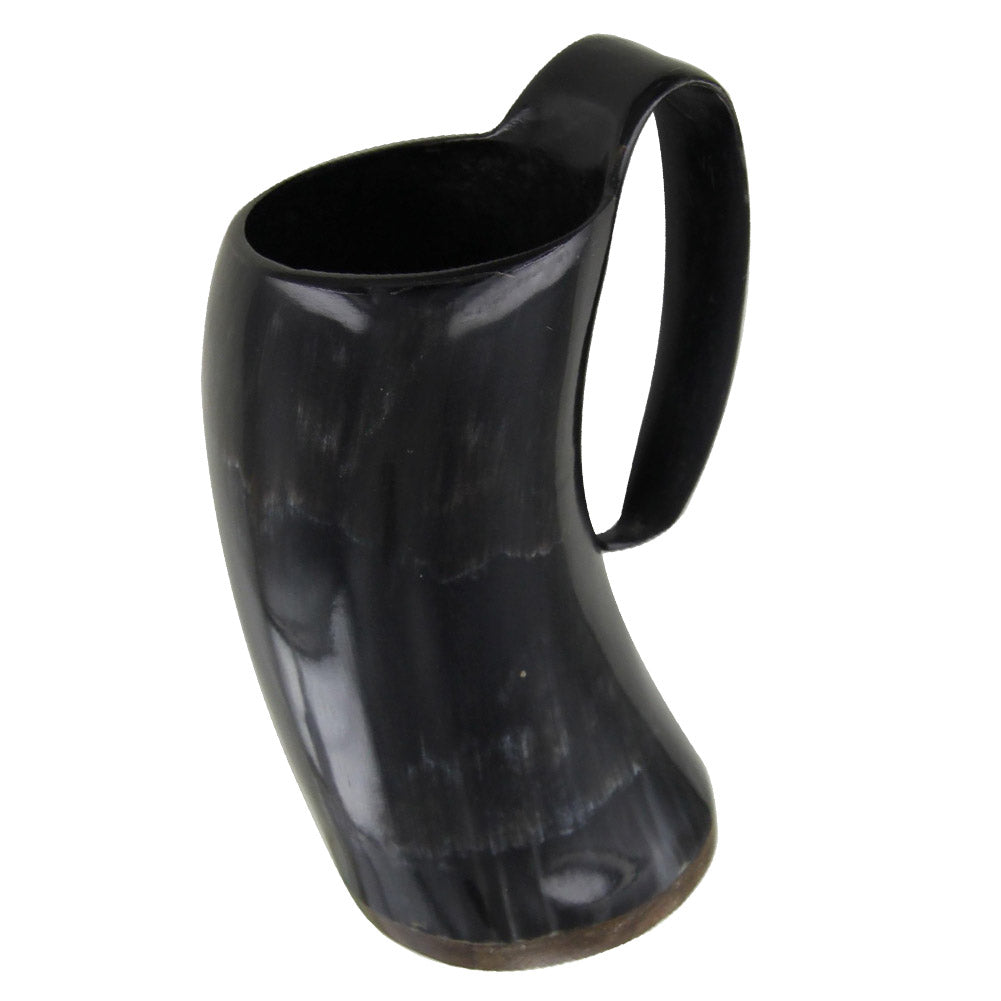 Drinking Horn Tankard With  Mjolnir Desgin