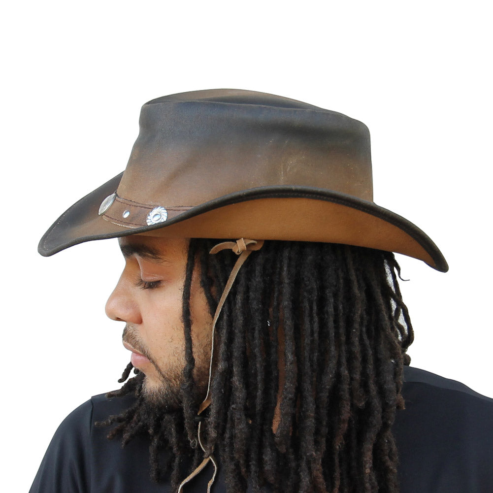 Dress to Kill Leather Buffalo Nickel Hat