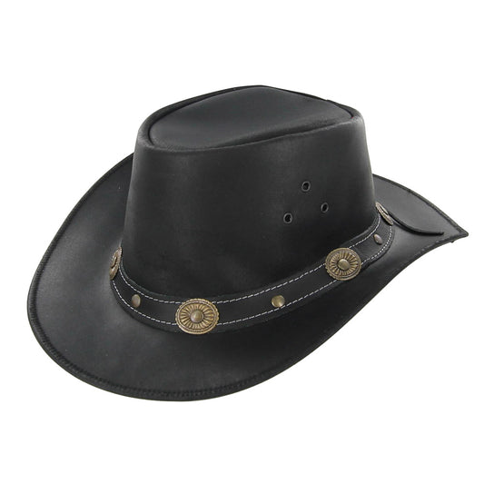 Outdoor Leather American Stockyard Hat