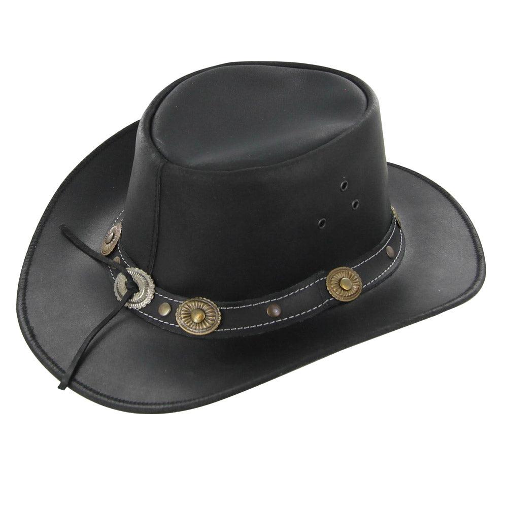 Outdoor Leather American Stockyard Hat