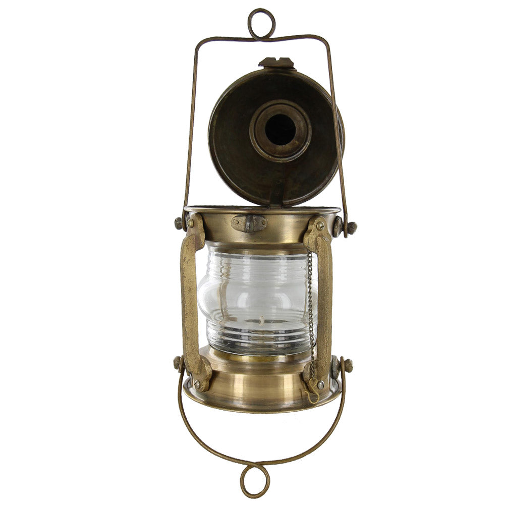 Merchant Vessel Antique Brass Anchor Lantern