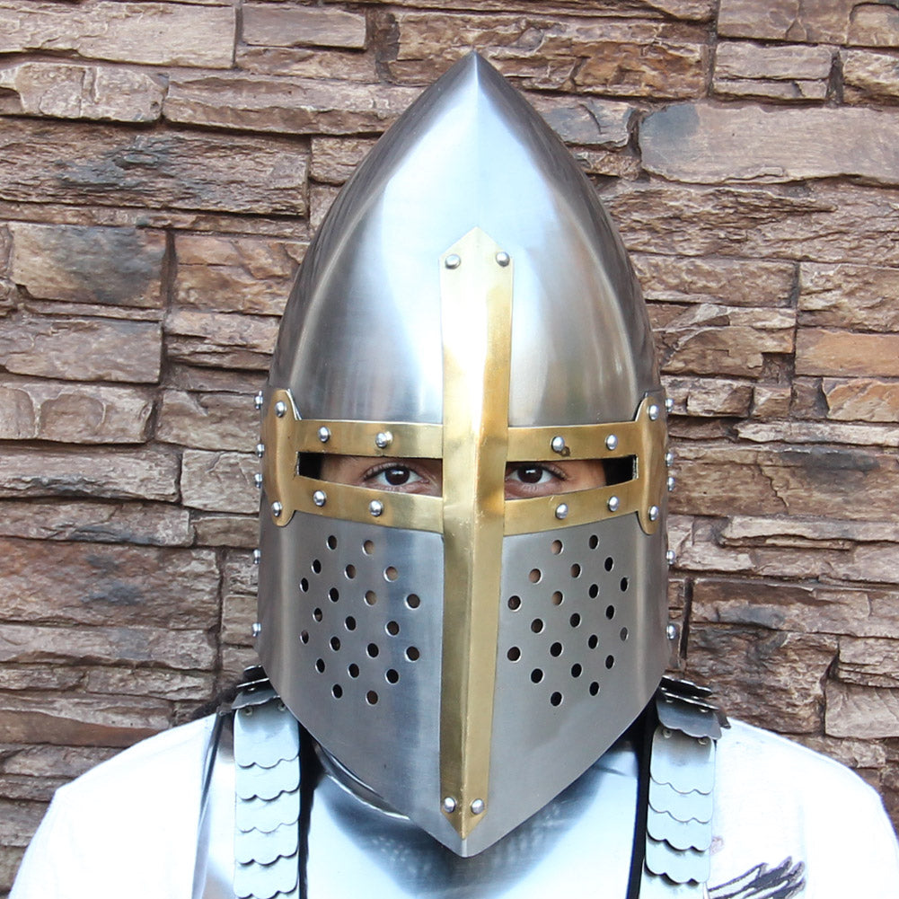 Medieval 20G Knights Sugarloaf Helmet