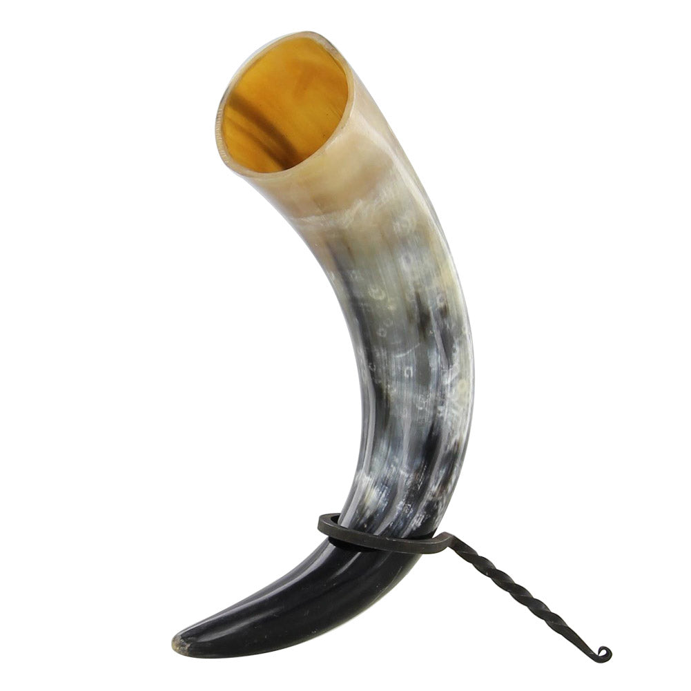 Bottoms Up All Natural Drinking Horn