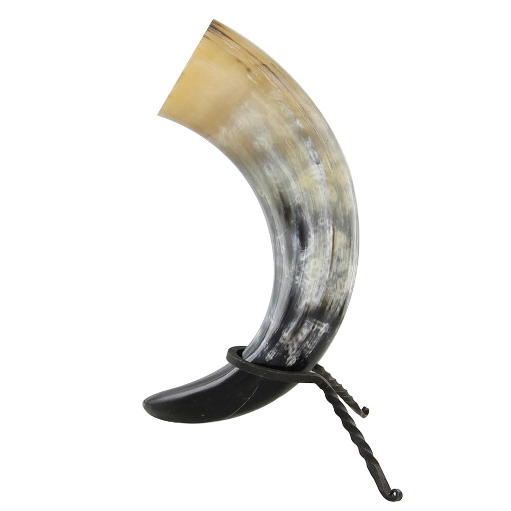 Bottoms Up All Natural Drinking Horn