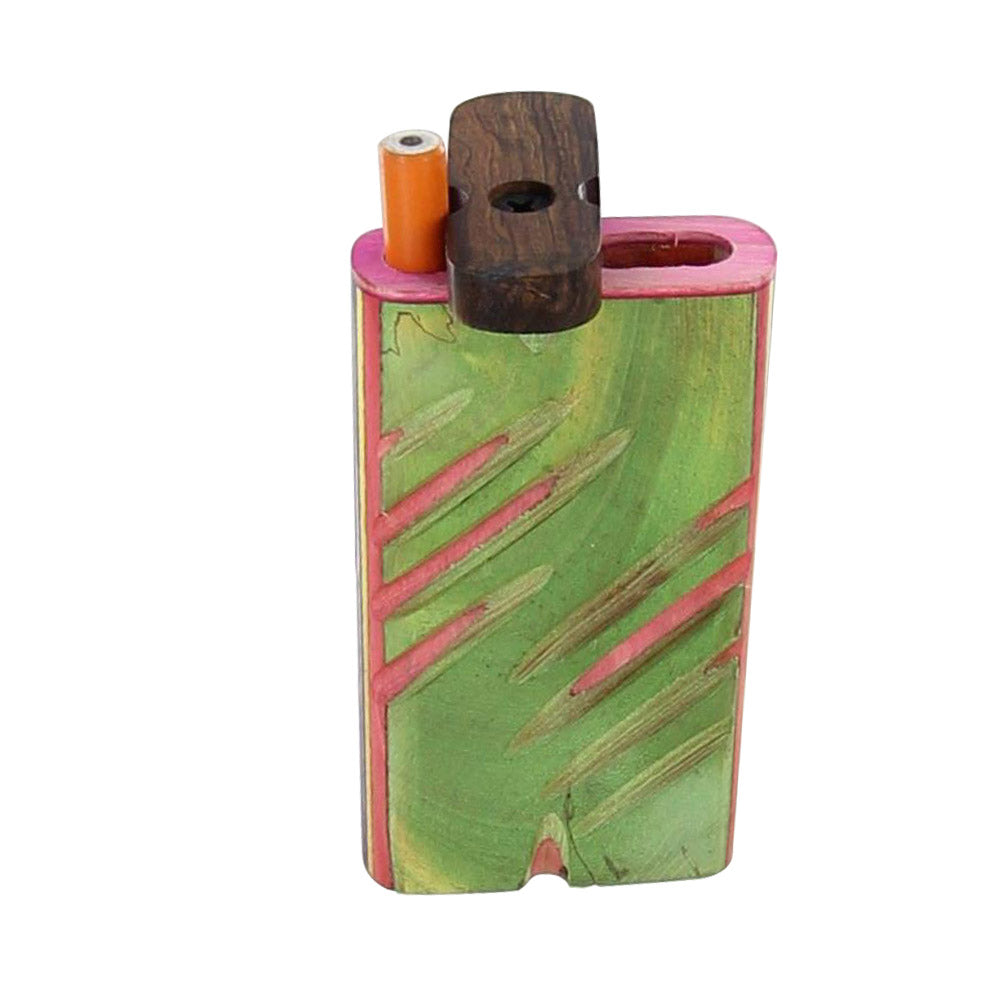 Flamboyant Gentleman Wooden Tobacco Case