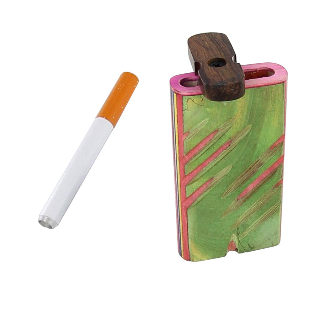 Flamboyant Gentleman Wooden Tobacco Case