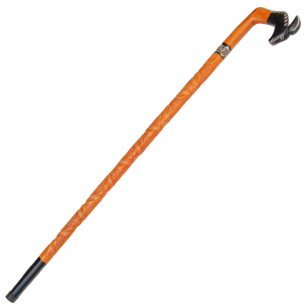 Valais Blackneck Wooden Handcrafted Walking Cane