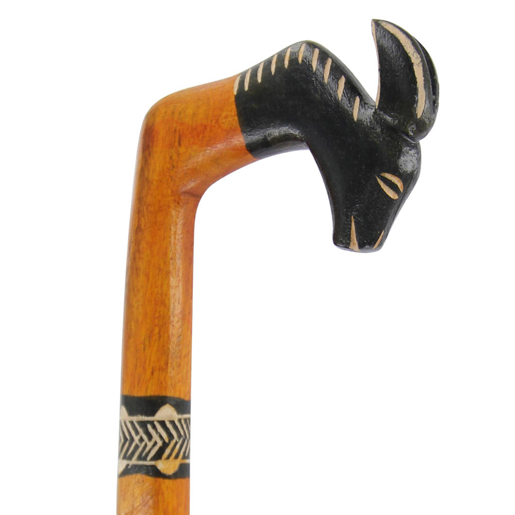 Valais Blackneck Wooden Handcrafted Walking Cane