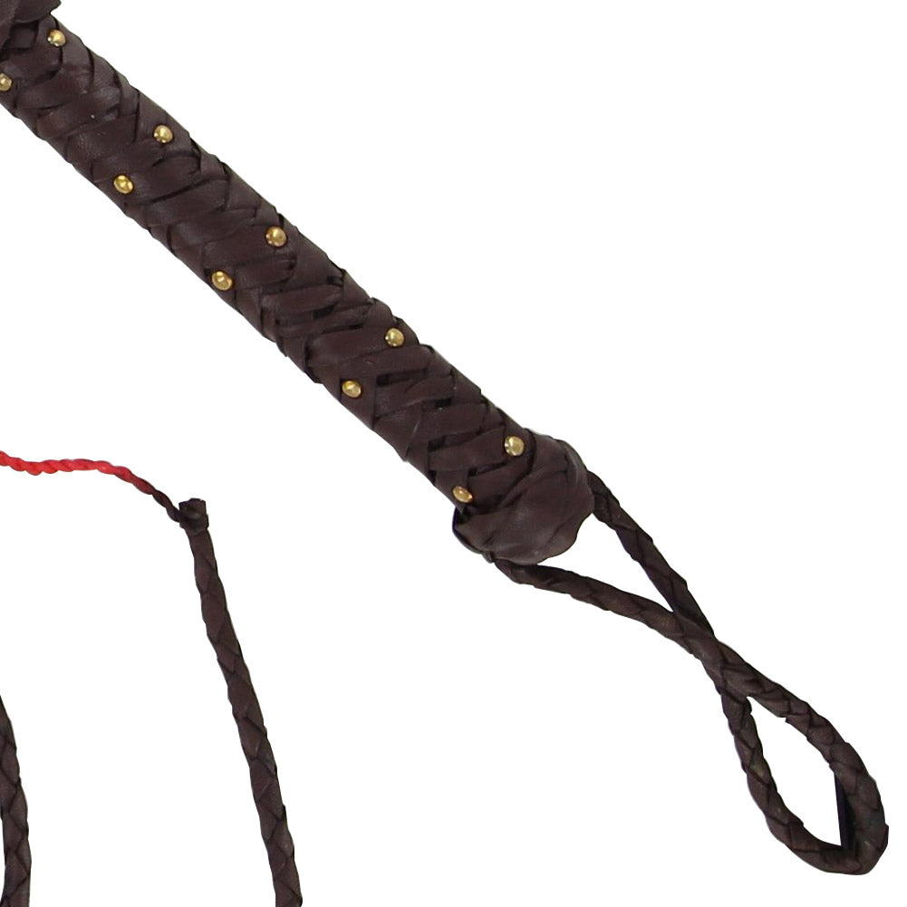 American West Herding Leather Whip