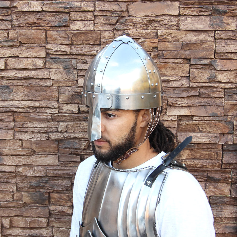 Medieval 18g Spangenhelm Combat Helmet