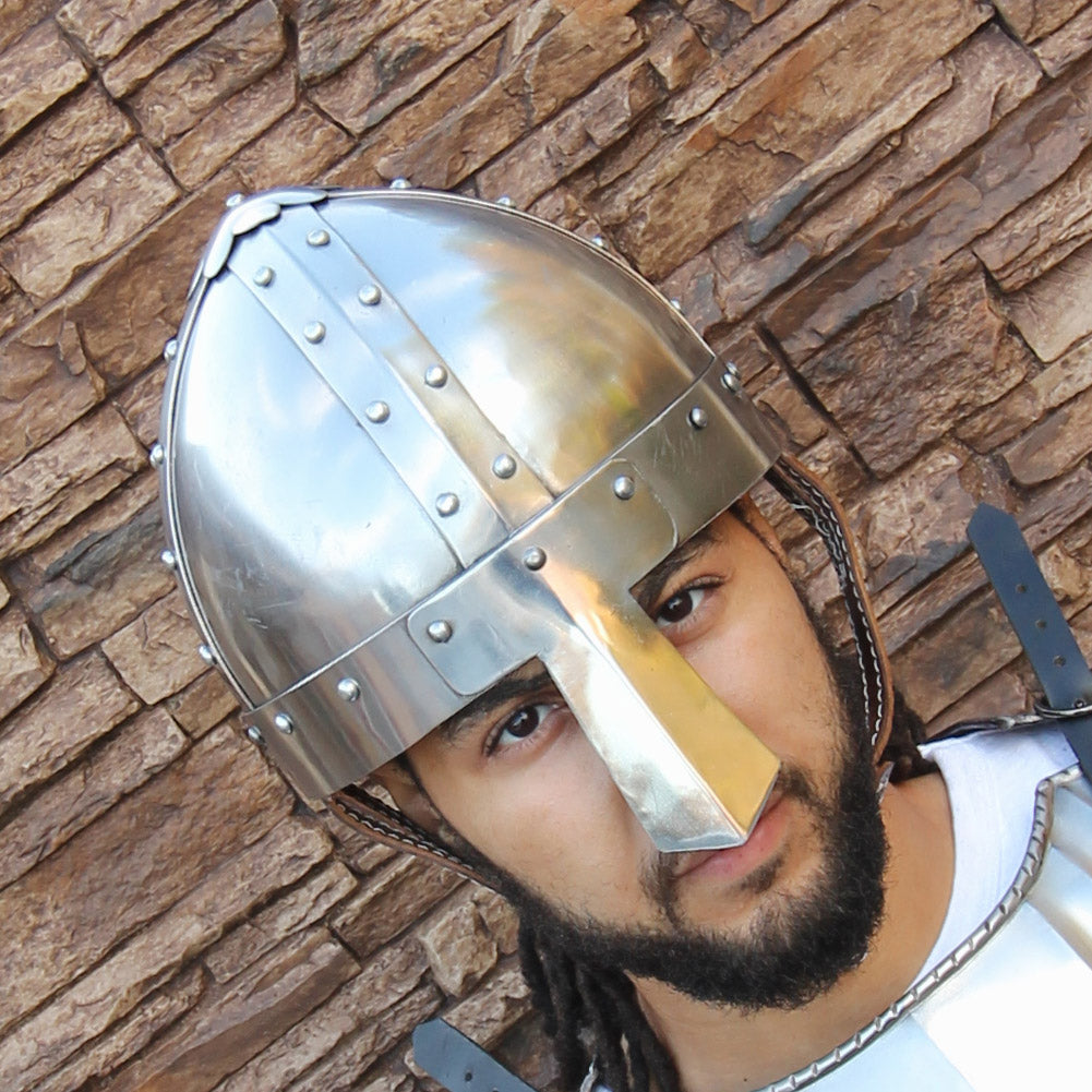 Medieval 18g Spangenhelm Combat Helmet