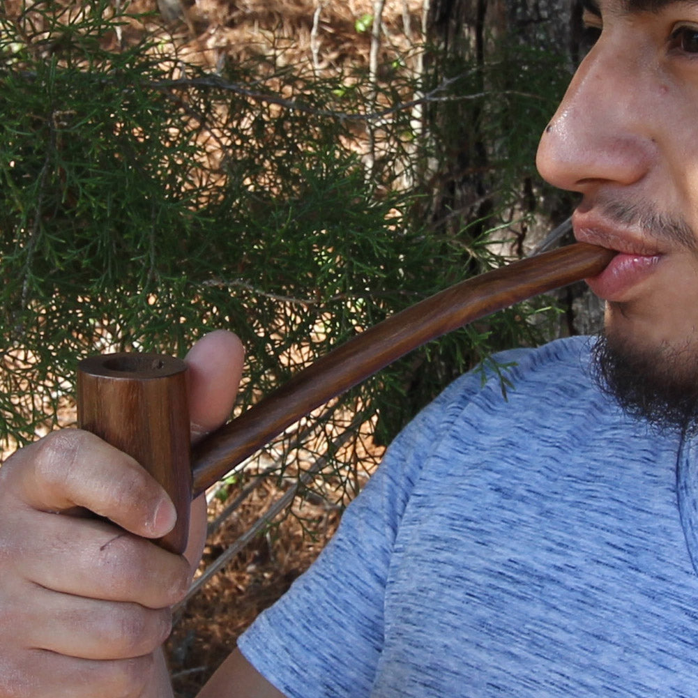 Handmade Searfarer Churchwarden Wooden Smoking Pipe