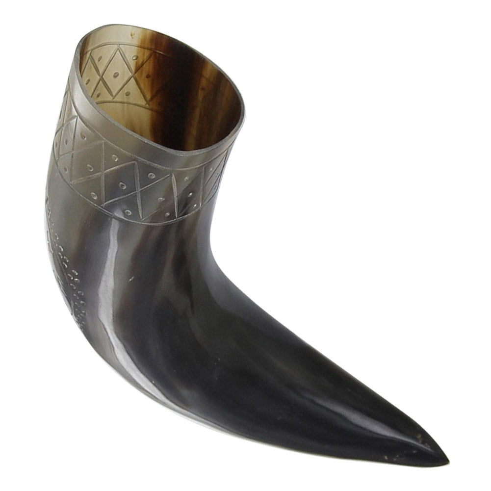 Drinking Horn With Vegvisir Desgin