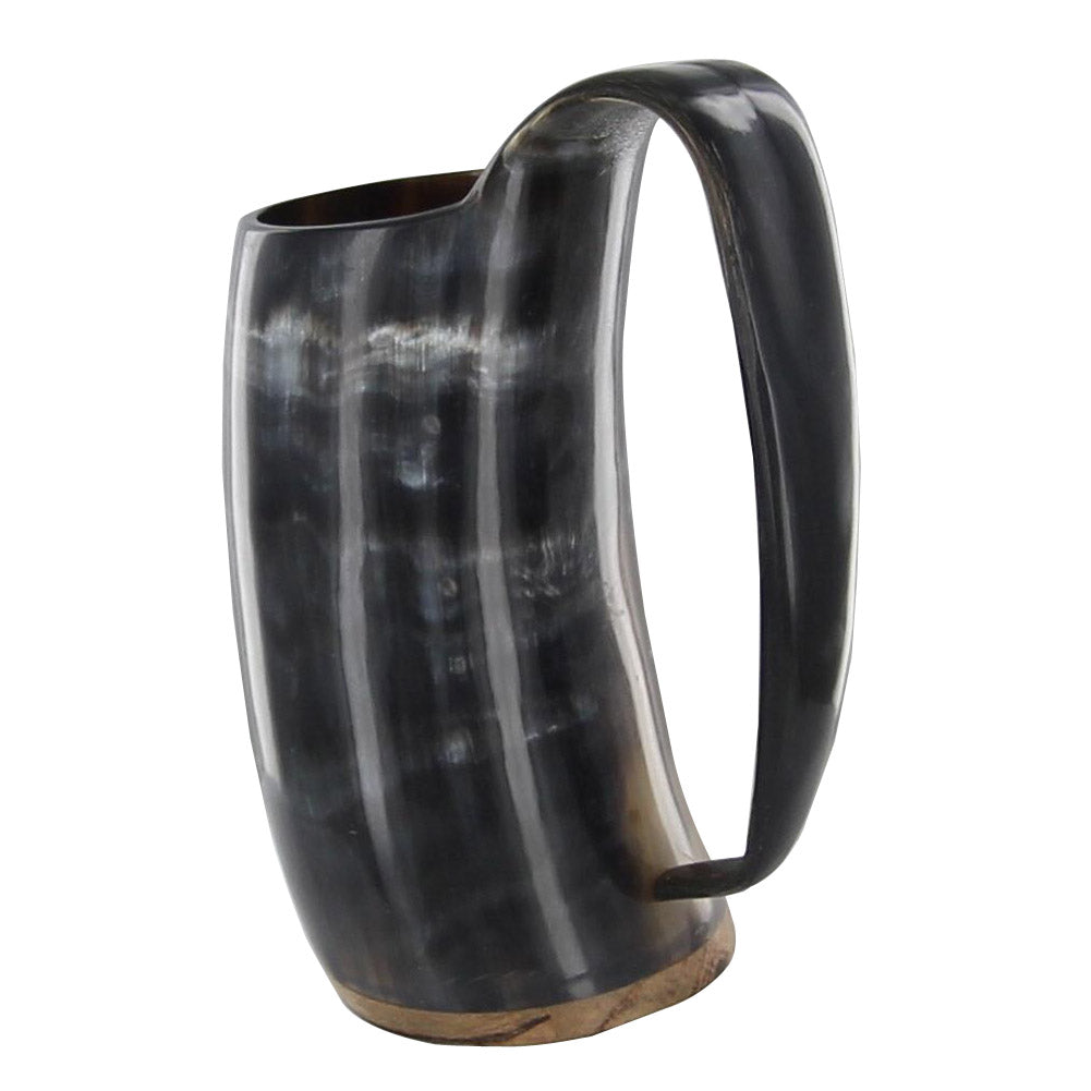 Horn Tankard With Valknut Design