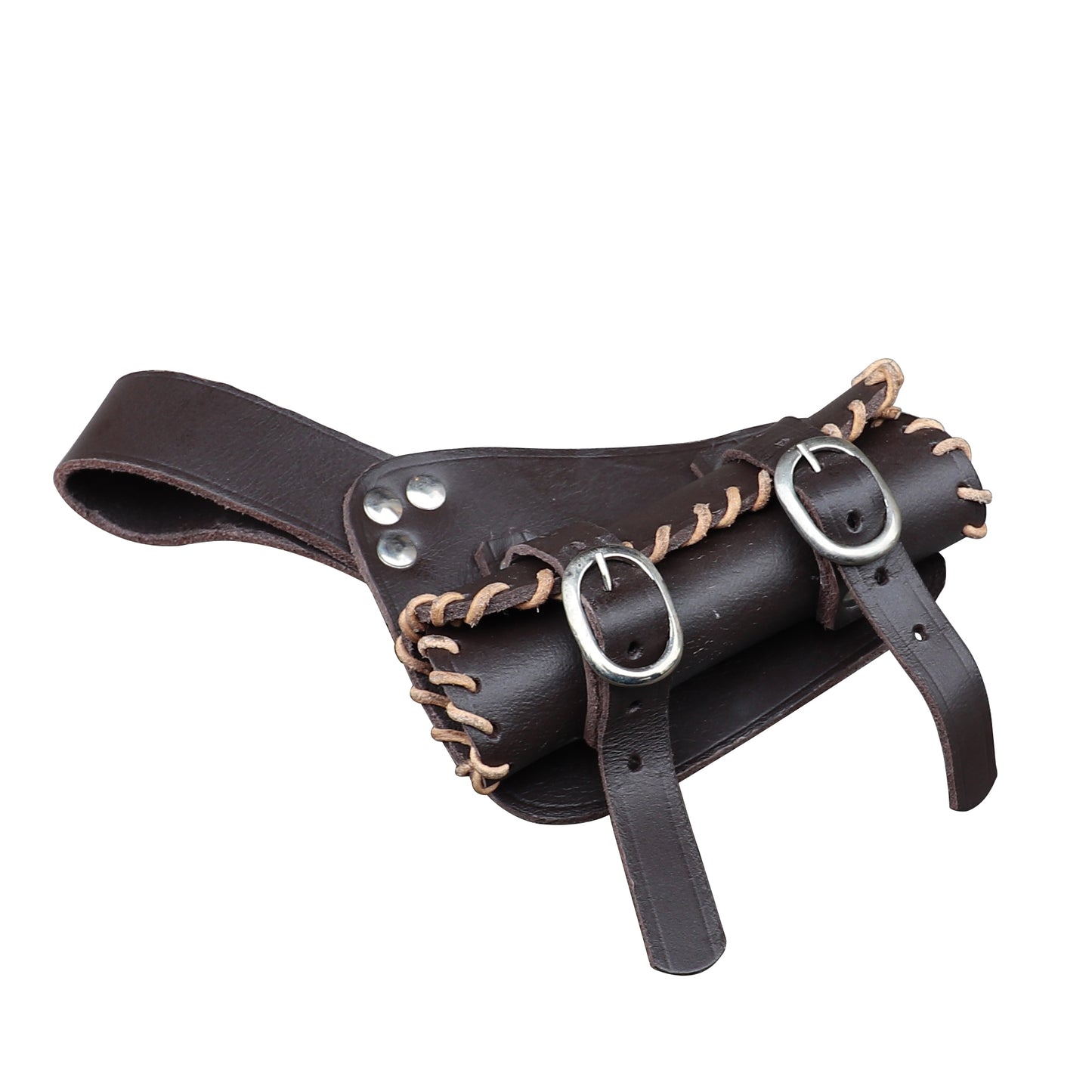 Deluxe Leather Sword Frog Holster Holder Weapon Accessory