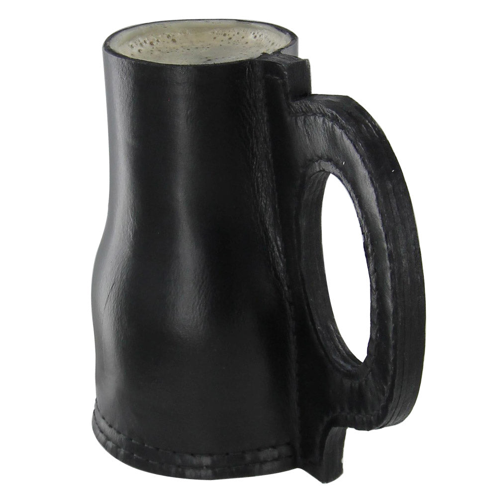 Handmade Leather Pale Ale Jacks Tankard