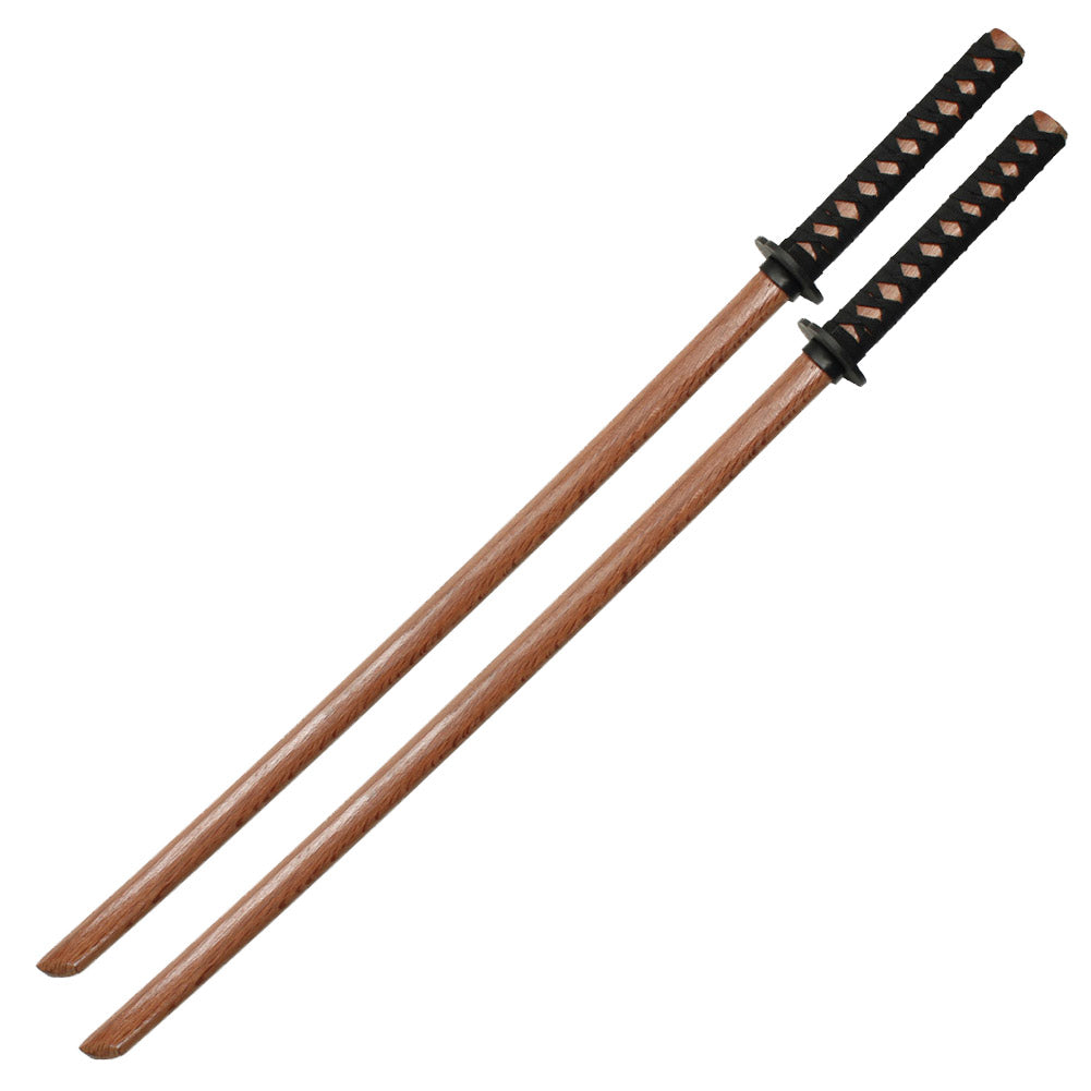 Kenjutsu Swordsmanship Martial Arts Practice Bokken 2 Piece Set