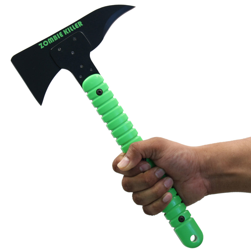 Killer Heavy Duty Throwing Axe Green Fire Breaker