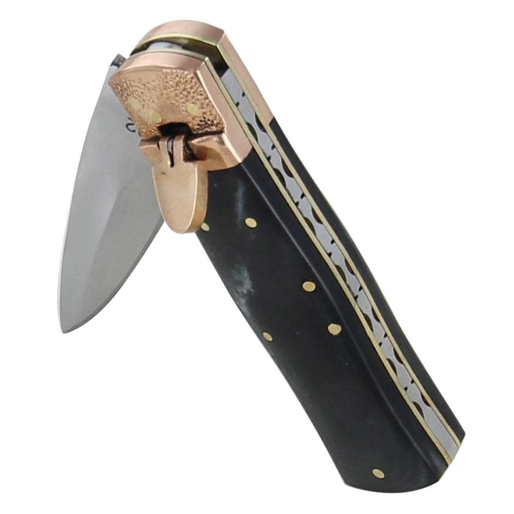 Darkest Of Nights D2 Steel Switchblade Auto Lever Knife