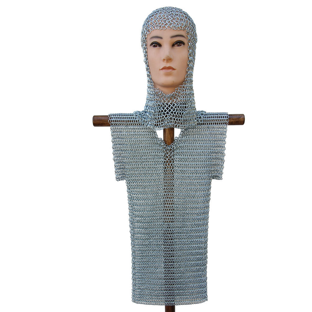 Medieval Half Sleeve Child Haubergeon Chainmail