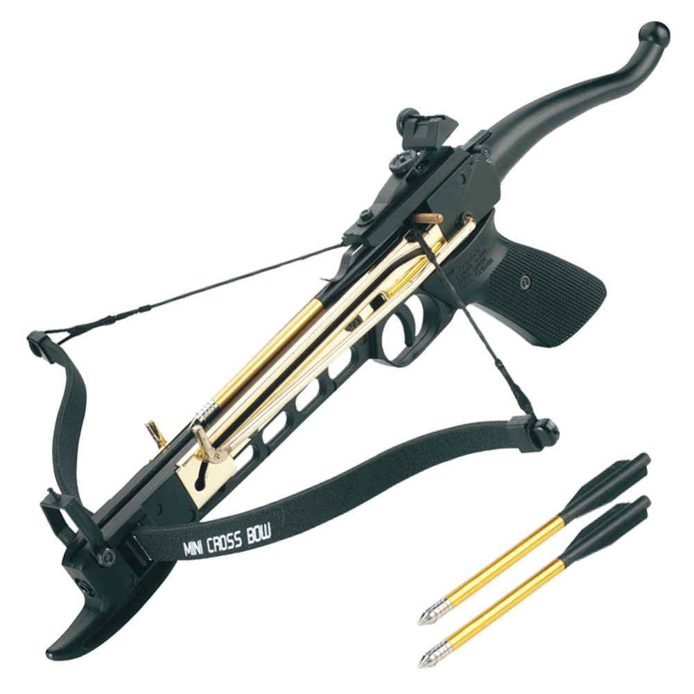 Crossbow 80lbs Aluminum Self Cocking Archery Pistol