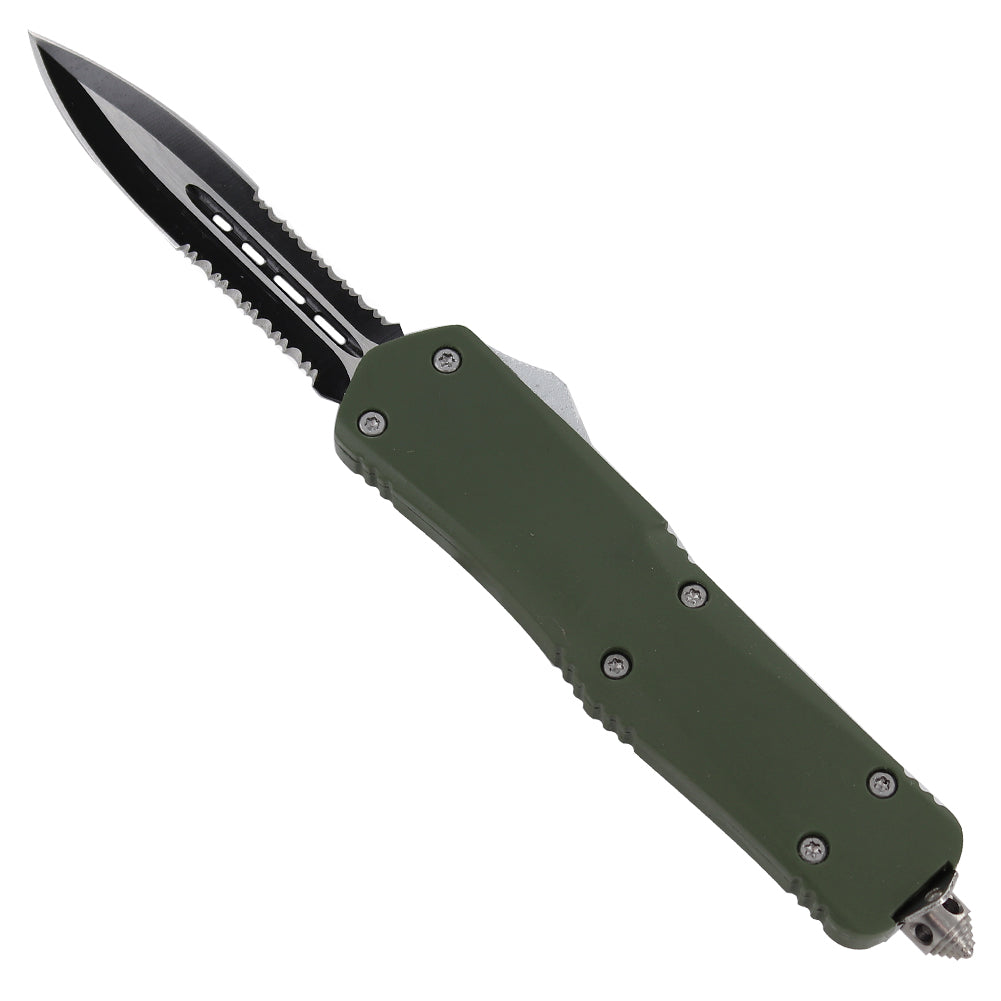 D Day Tactical Dual Action Out the Front Automatic Knife