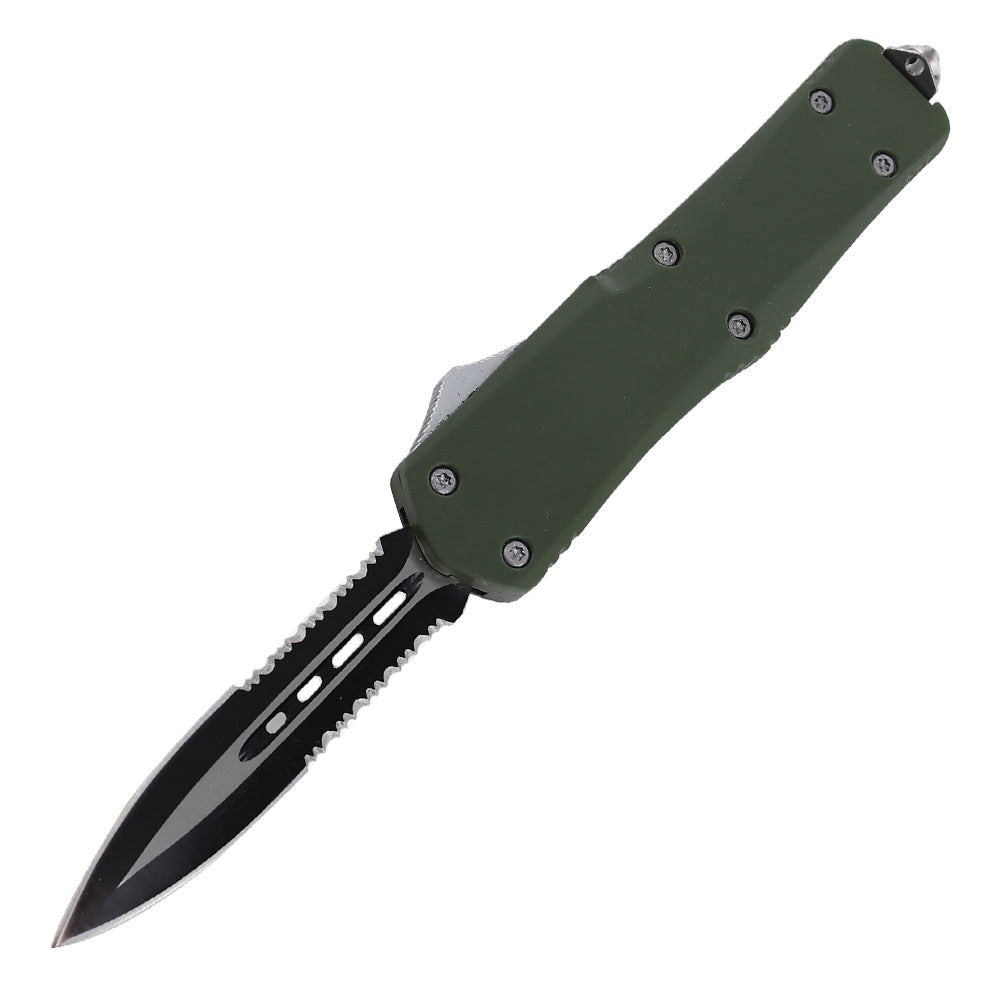 D Day Tactical Dual Action Out the Front Automatic Knife