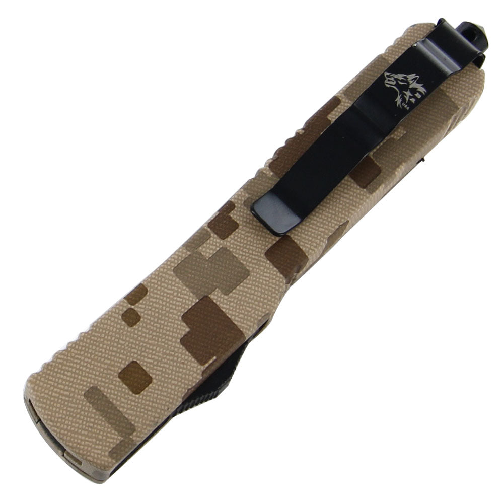 Desert Warrior OTF Tactical Automatic Knife