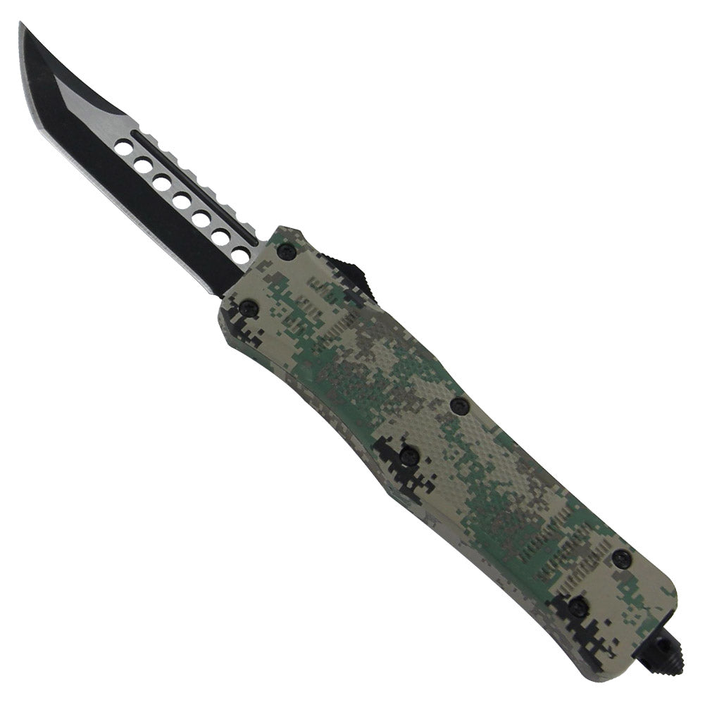 Automatic Woodland Smooth Operator OTF Knife