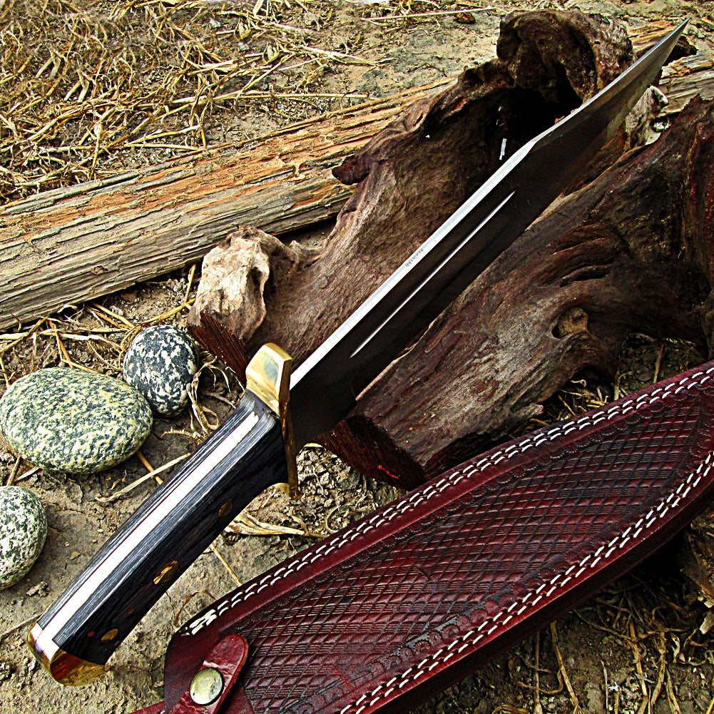 Outer Ridge Full Tang Bowie Hunting Knife