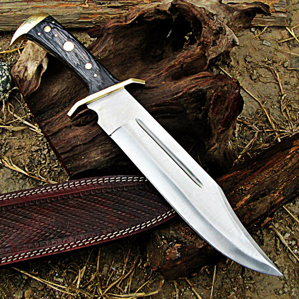 Outer Ridge Full Tang Bowie Hunting Knife